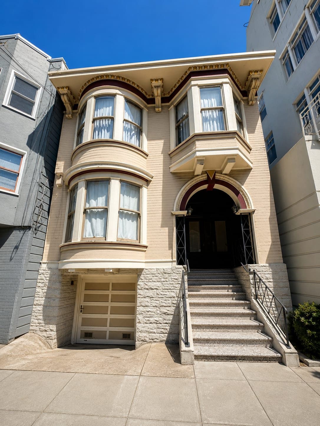 Cream Edwardian repaint, Noe Valley